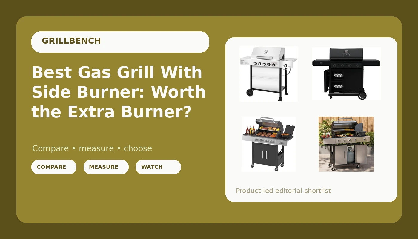 Best Gas Grill With Side Burner: Worth the Extra Burner? - GrillBench review with measurements and honest opinion