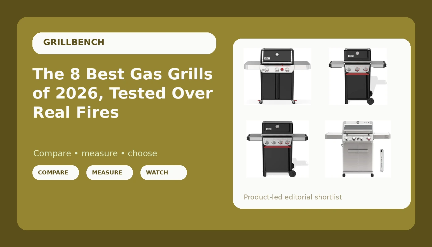 The 8 Best Gas Grills of 2026, Tested Over Real Fires - GrillBench review with measurements and honest opinion