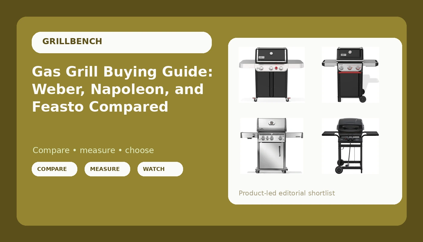Gas Grill Buying Guide: Weber, Napoleon, and Feasto Compared