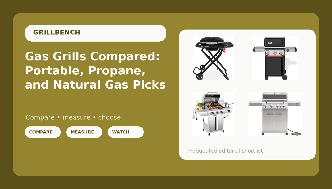 Gas Grills Compared: Portable, Propane, and Natural Gas Picks