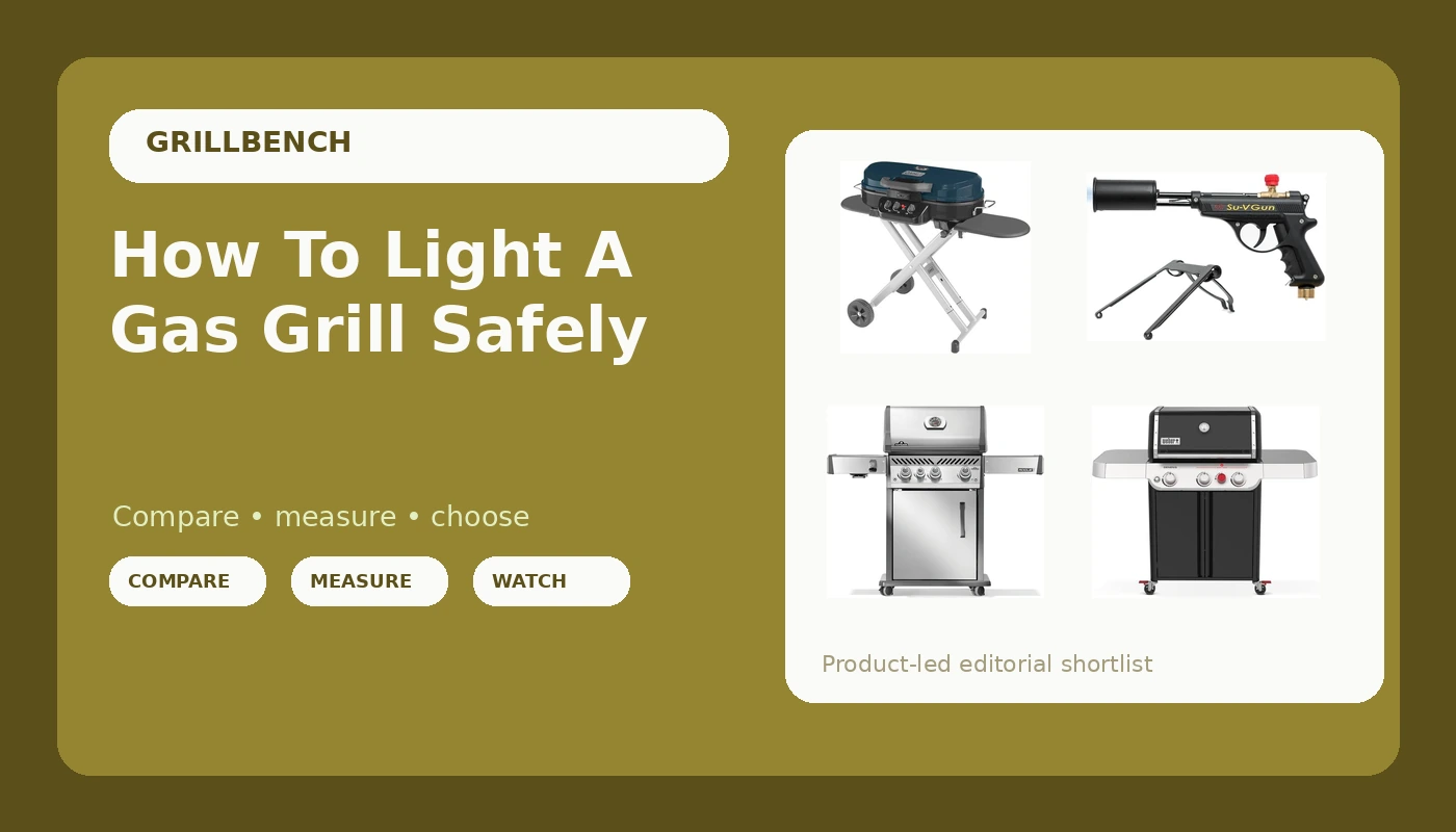 How To Light A Gas Grill Safely - GrillBench review with measurements and honest opinion