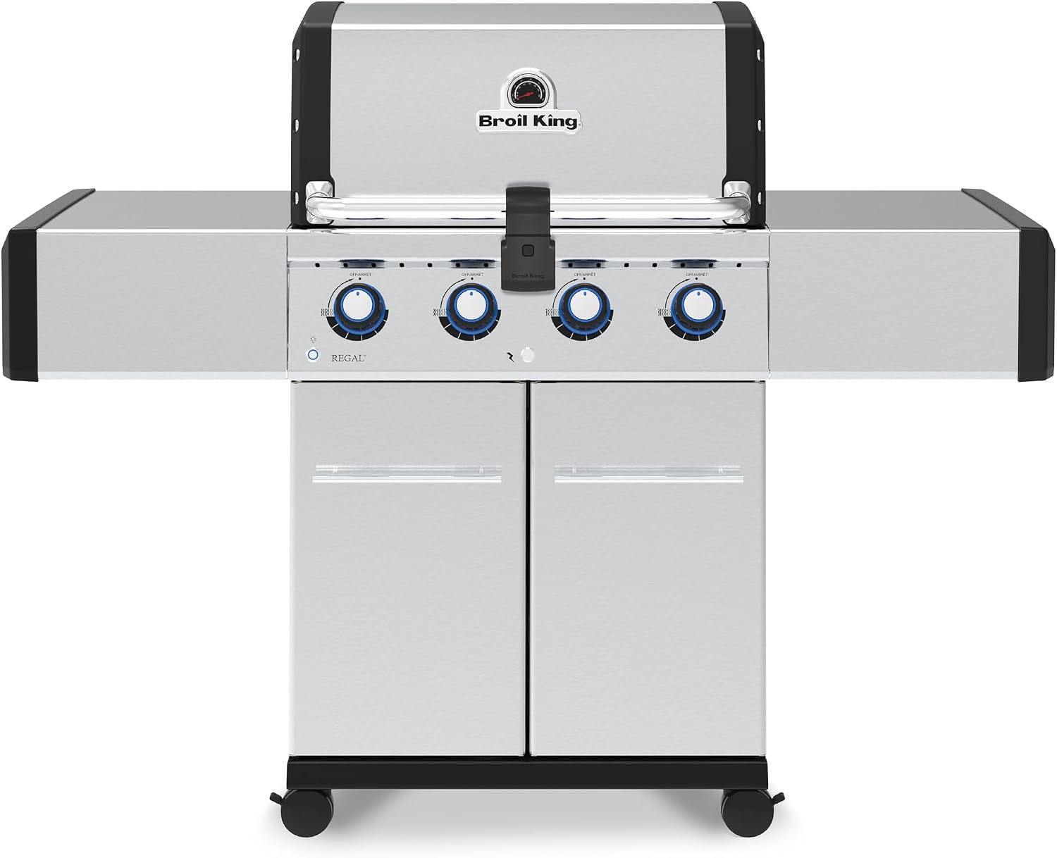 Broil King 956314 Regal S 420 Pro Propane Gas Grill, 4-Burner, Stainless Steel