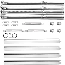 Grill Replacement Parts for Charbroil Performance 4 Burner 463354021 463365522 463353021 463351021 463351221, G327-2100-W1 Burner, G325-0002-W1 G428-5102-W1 Heat Tent, Igniters, Crossover Tube