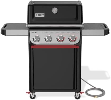 Weber® Spirit E-425 Gas Grill for Outdoor Cooking, Natural Gas Grill, Black