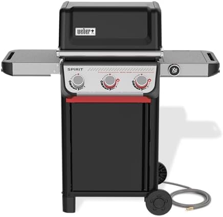 Weber® Spirit® E-325 Gas Grill, Outdoor Cooking, Natural Gas Grill, Black