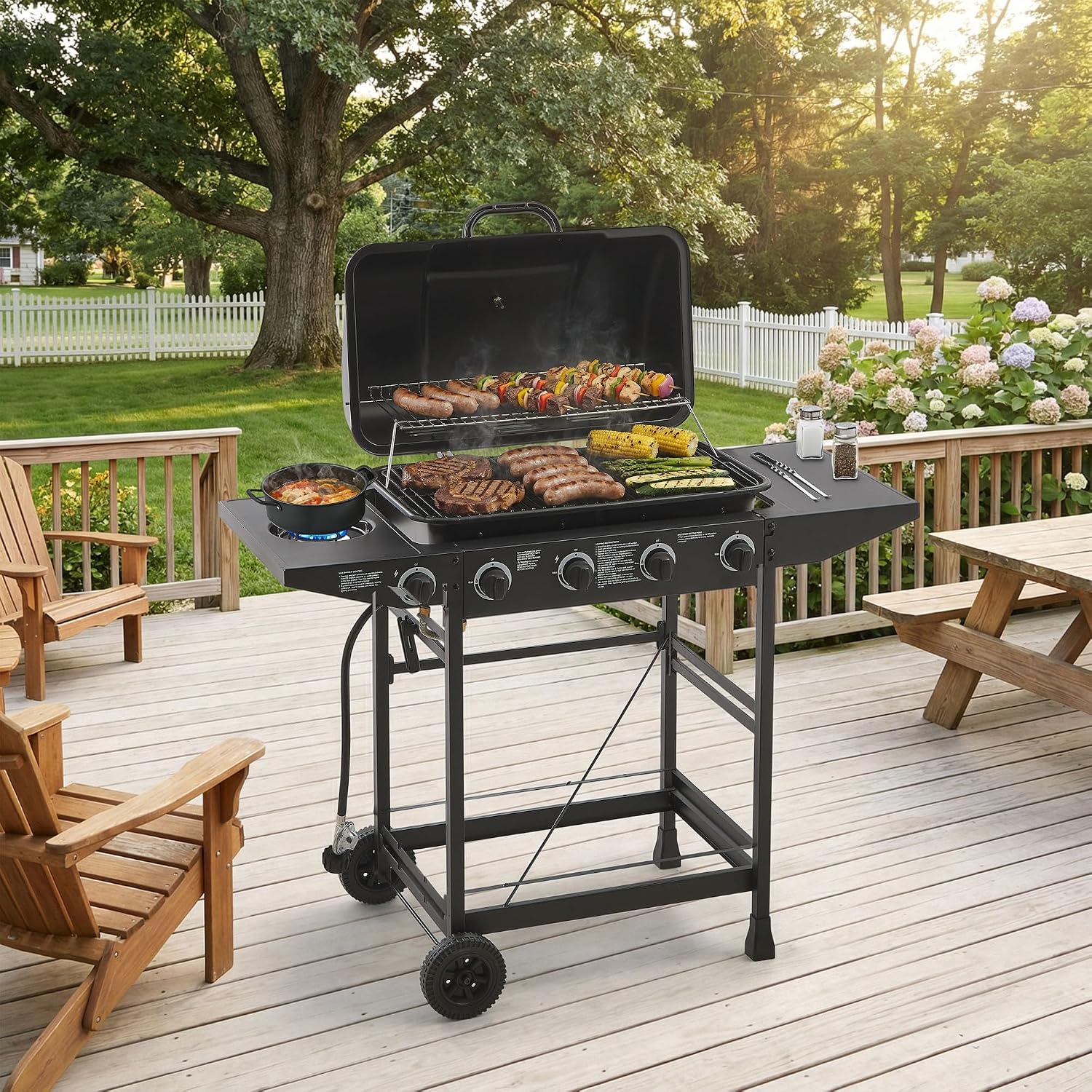 4 Burner Gas Grills, Outdoor Cooking Propane Gas Grills (4 Burner)