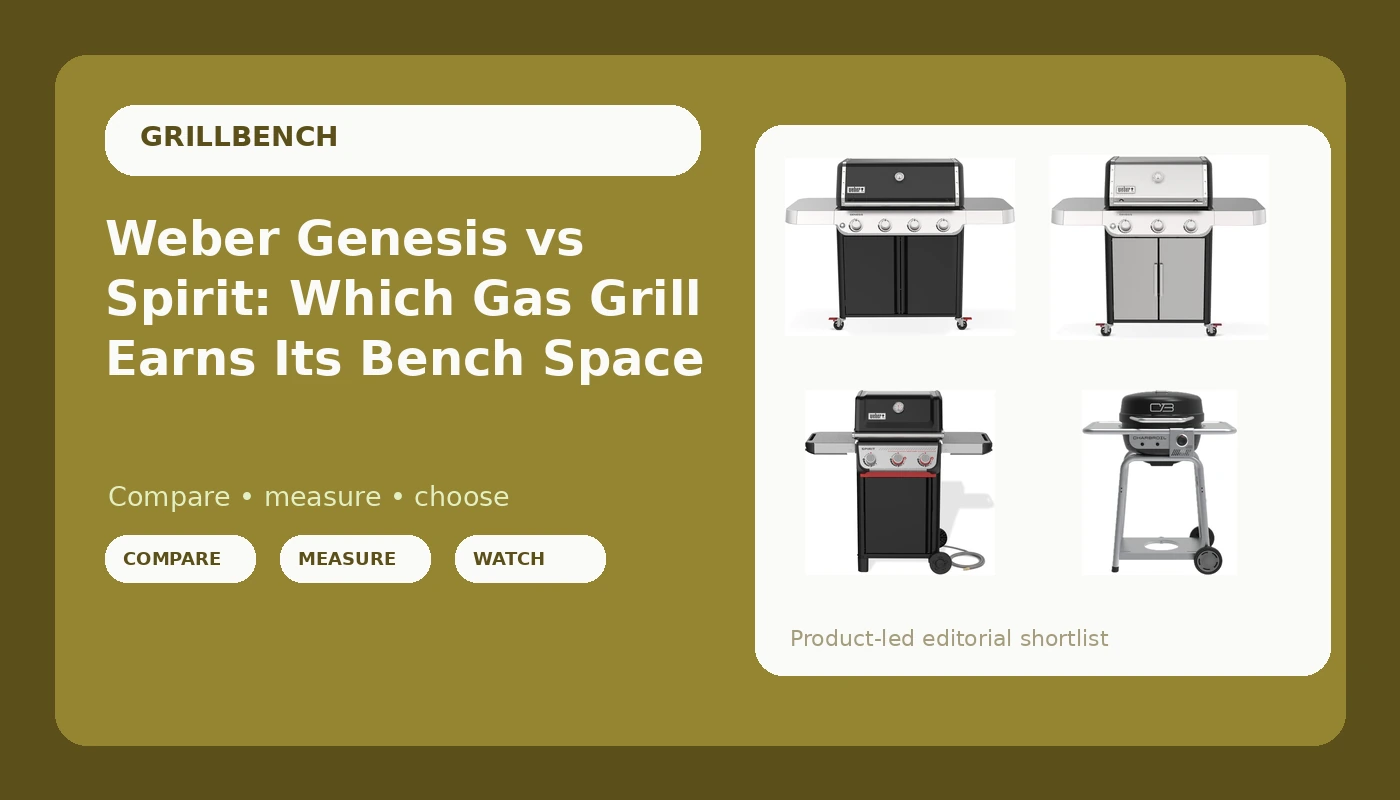 Weber Genesis vs Spirit: Which Gas Grill Earns Its Bench Space